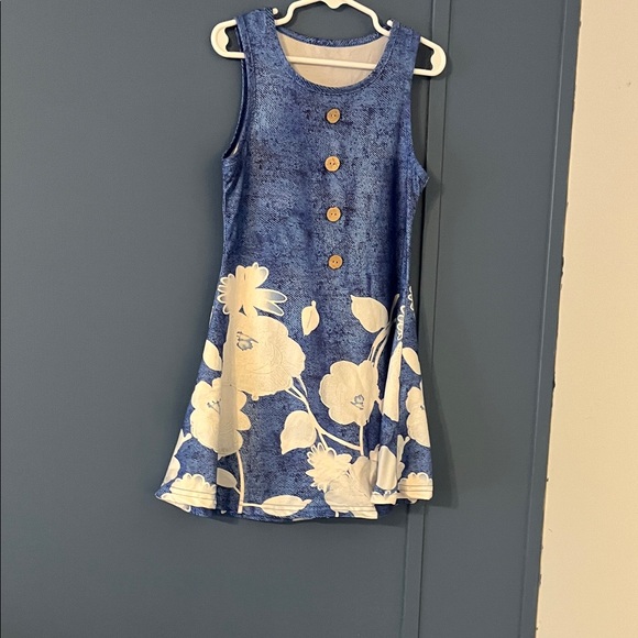 Other - Floral Blue and White Kids Dress
